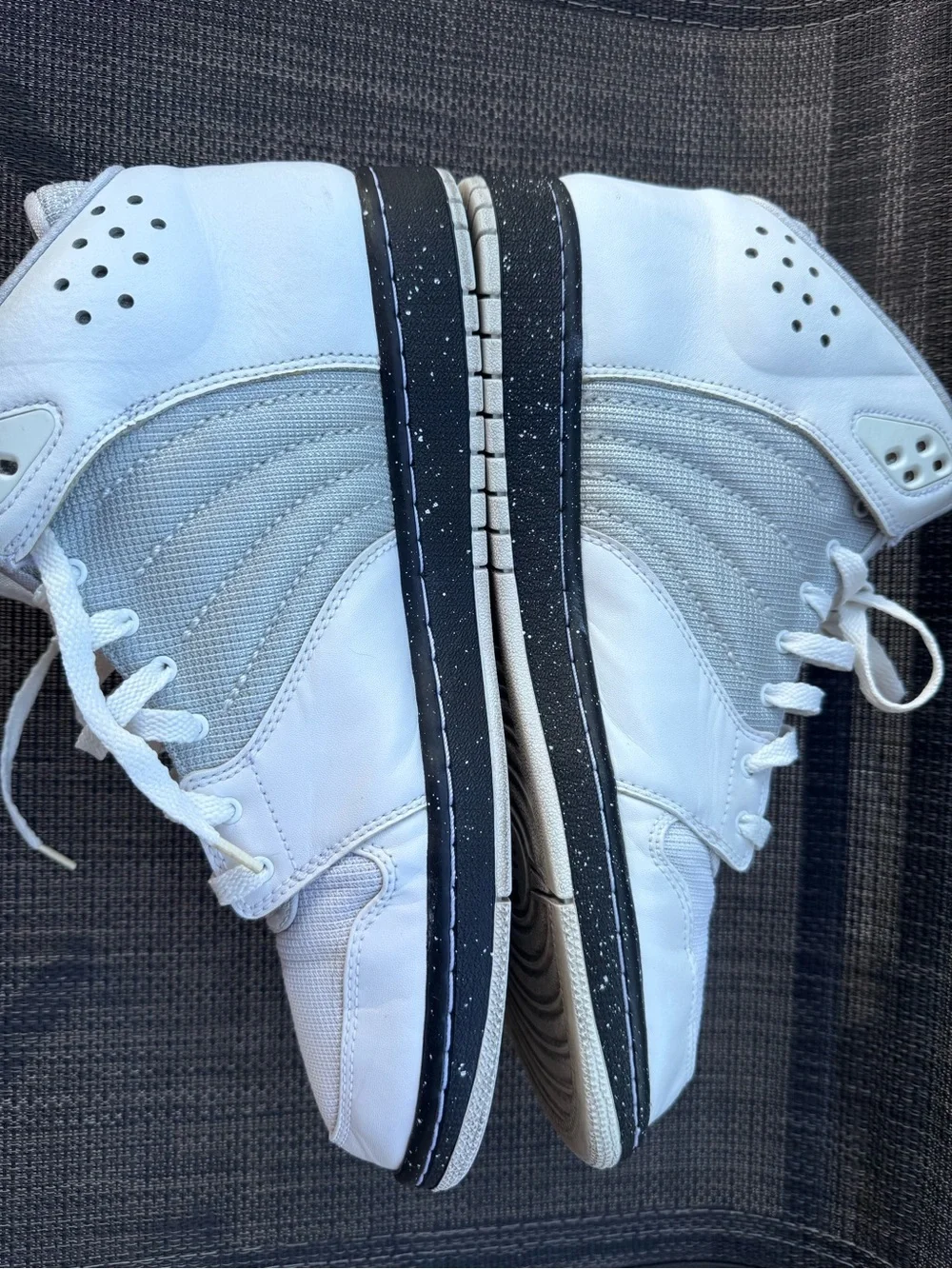 Size 11- Jordan 1 Flight 4 Premium White -Black 23 , 838818-100 1